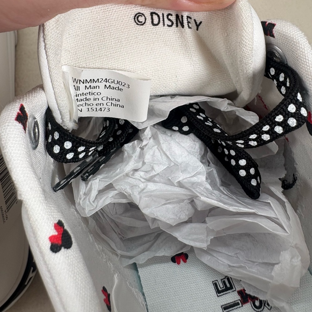 Ladies Disney Minnie Mouse Court Low Top Sneakers - Picture 7 of 8